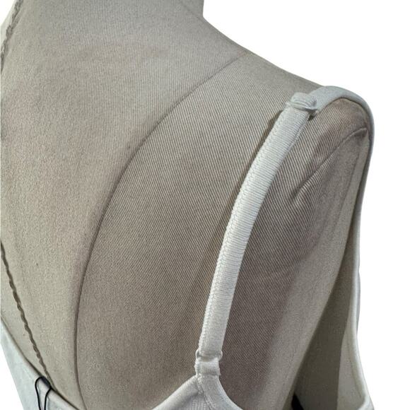 Express Body Contour Color Block V-Wire Sleeveless Midi Sweater Dress Size Large - Picture 9 of 14